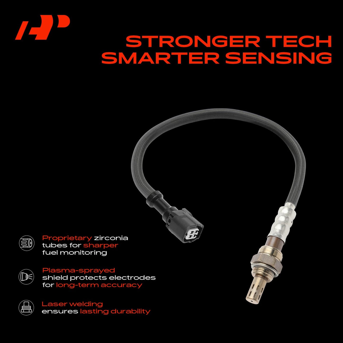 A-Premium O2 Oxygen Sensor Compatible with Honda Accord 2013-2017, Civic 2012-2015, Crosstour 2012-2015, CR-V 2010-2016, Pilot 2016-2019, Ridgeline & Acura ILX, MDX, RDX, TLX, Downstream