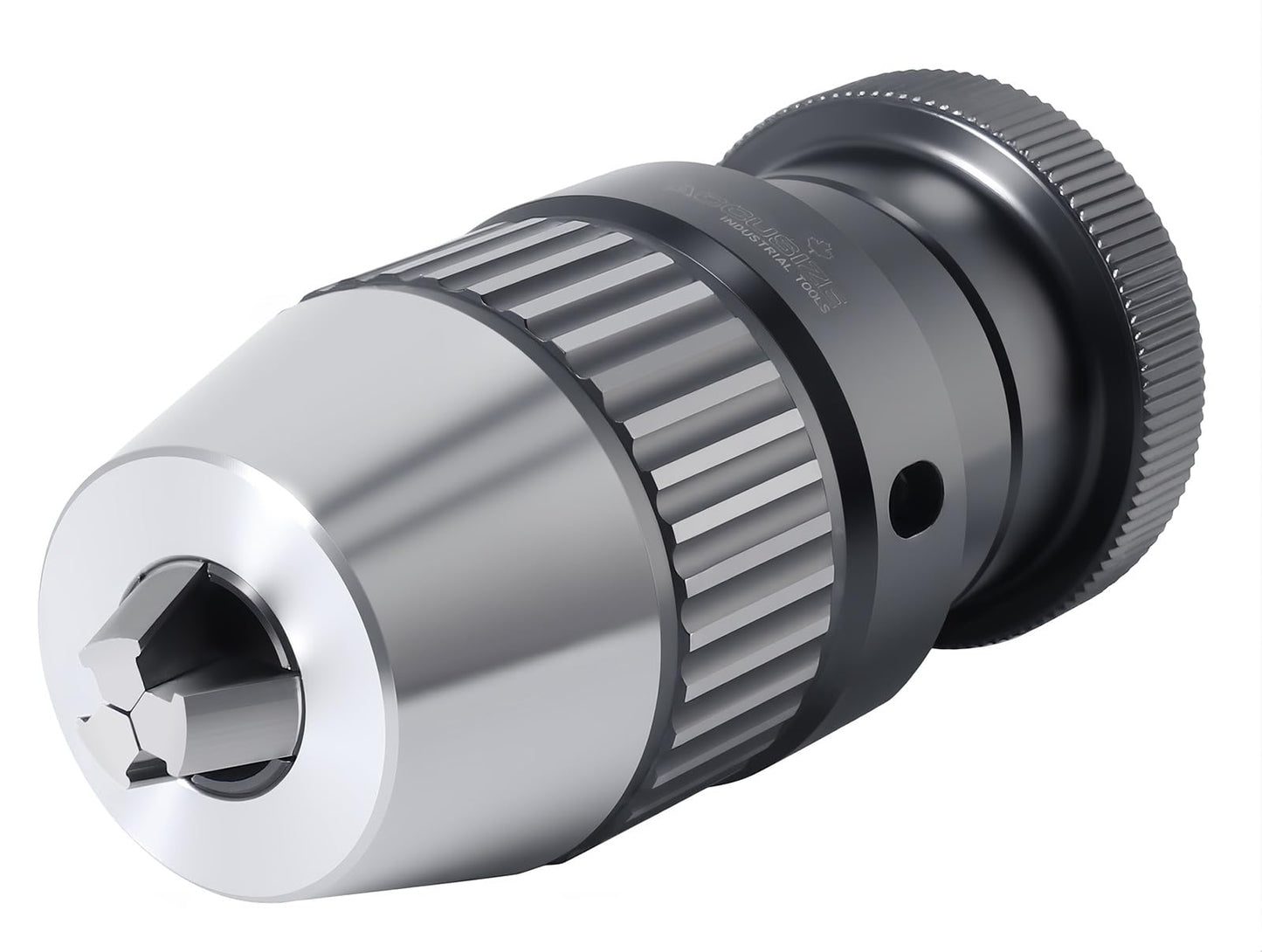 Accusize Industrial Tools Capacity 1/32-5/8 inch to 3Jt Precision Keyless Drill Chuck, 0222-0879