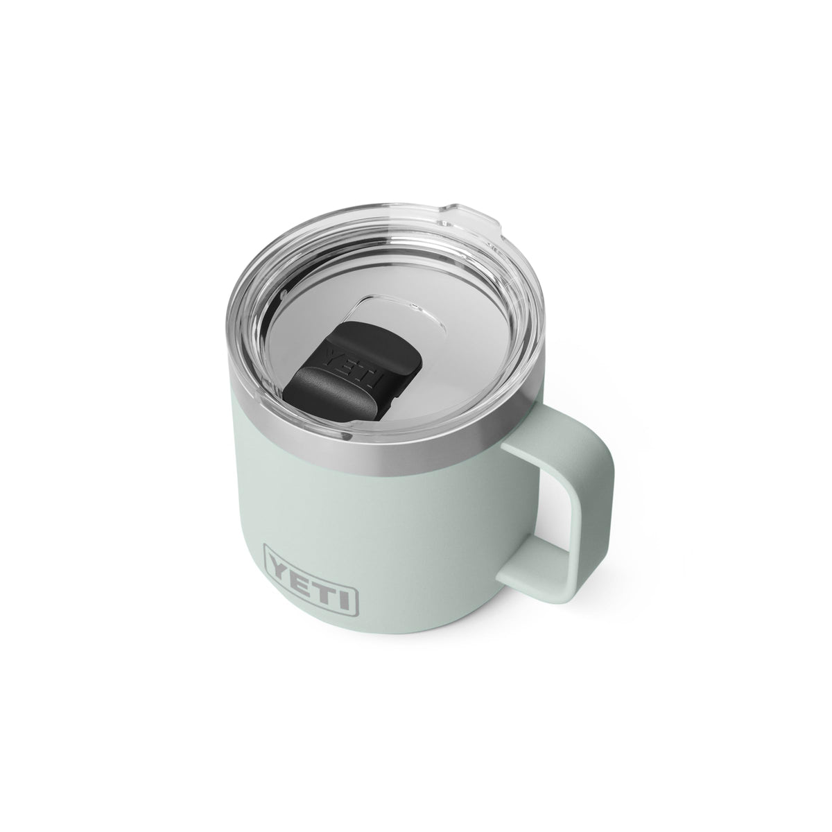 YETI Rambler 14 oz Ceramic Lined Stackable Mug, Vacuum Insulated, Stainless Steel with MagSlider Lid, Ridgeline