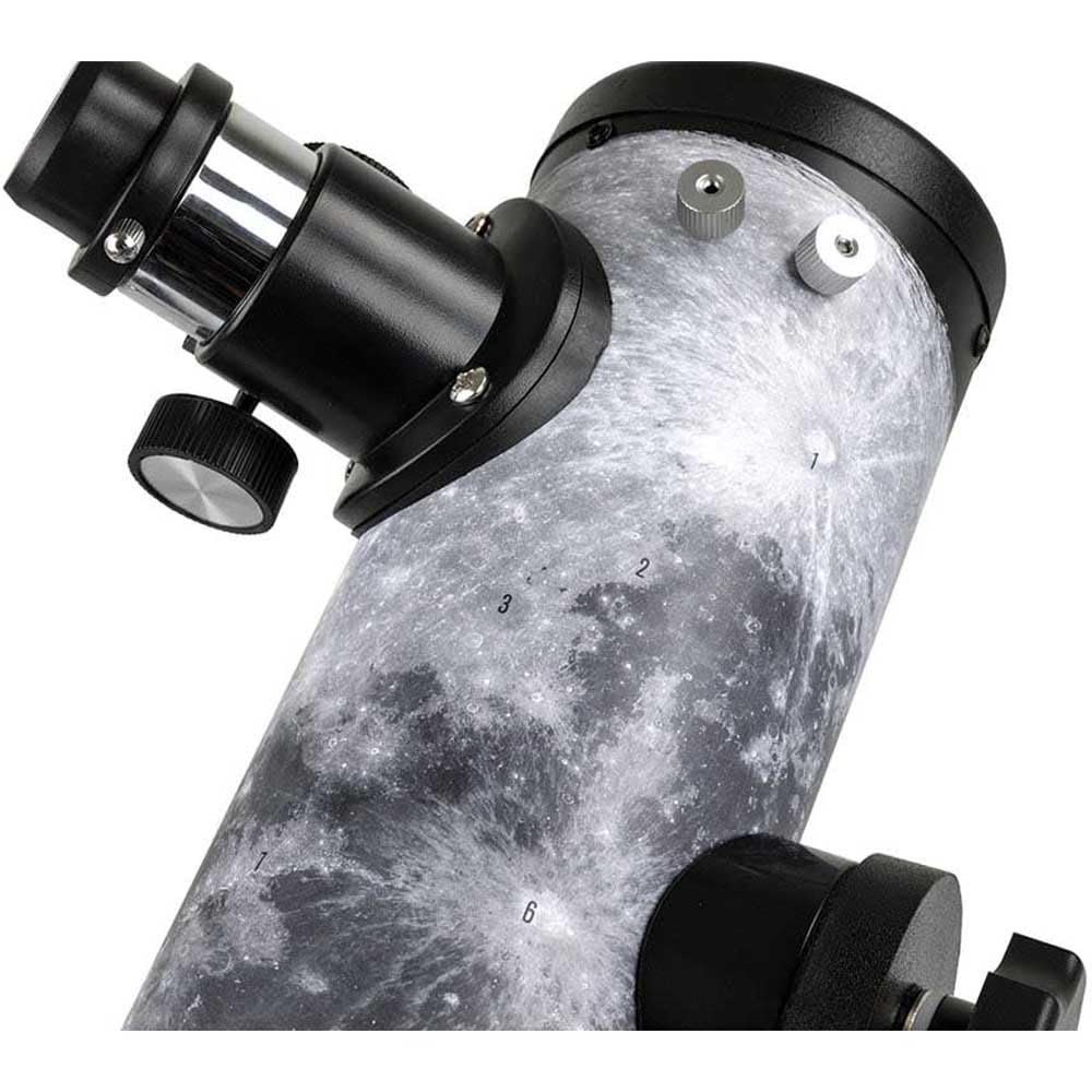 Celestron – 76mm Signature Series FirstScope – Compact and Portable Tabletop Dobsonian Telescope – Ideal Telescope for Beginners – Features Custom Moon Map Wrap – Bonus Astronomy Software Package