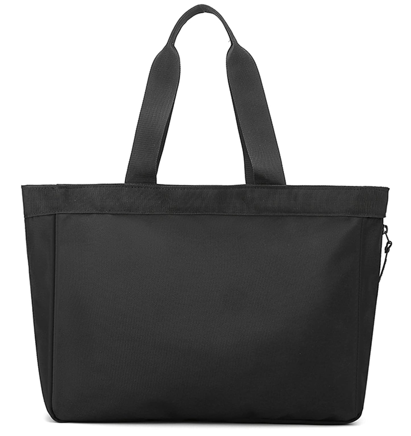 Men's Tote Bag 14-inch Laptop Nylon Waterproof Lightweight Business Casual Black Handbag for Work School Travel