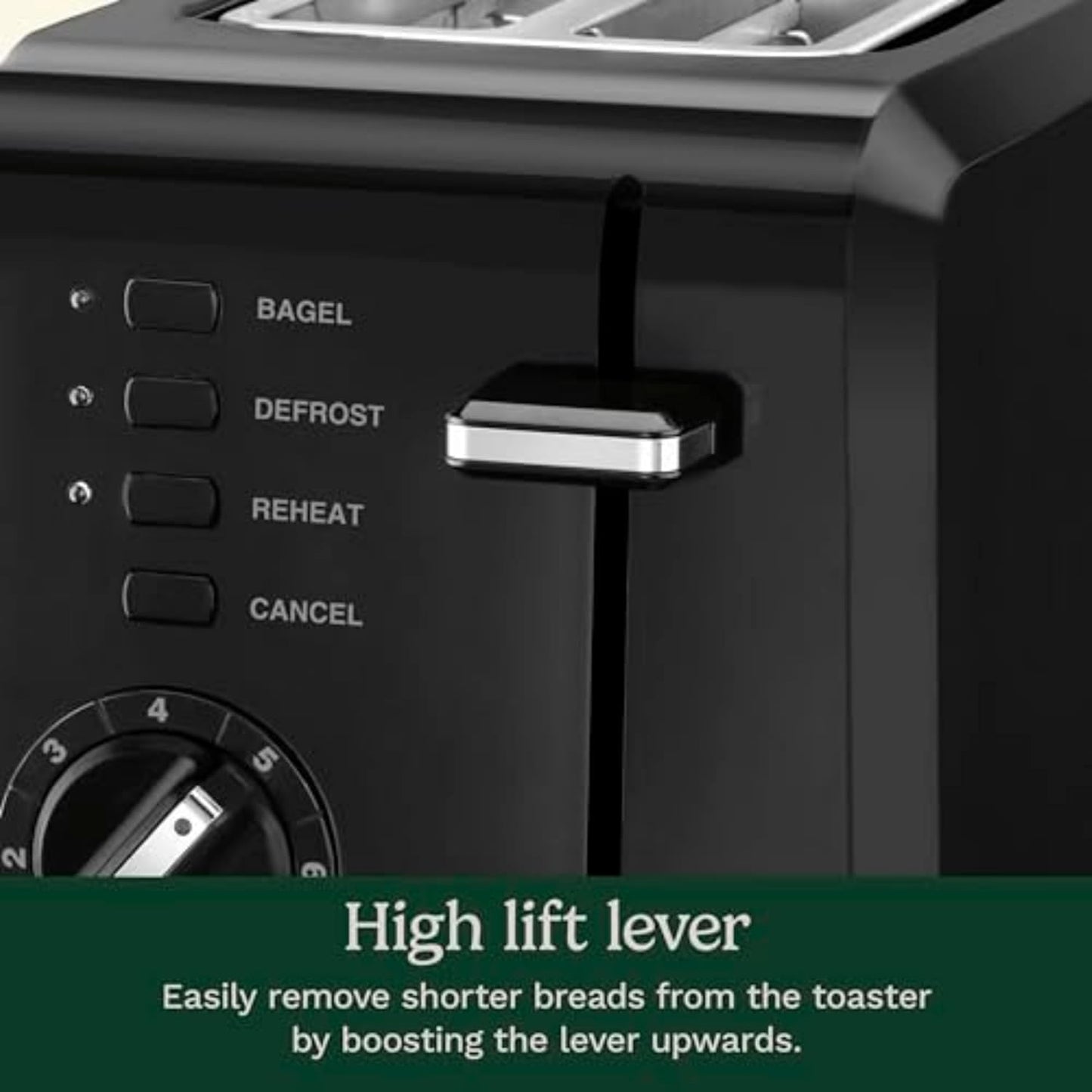 Cuisinart 2-Slice Black Compact Toaster, 7-browning Levels, Black (CPT-122BKC)