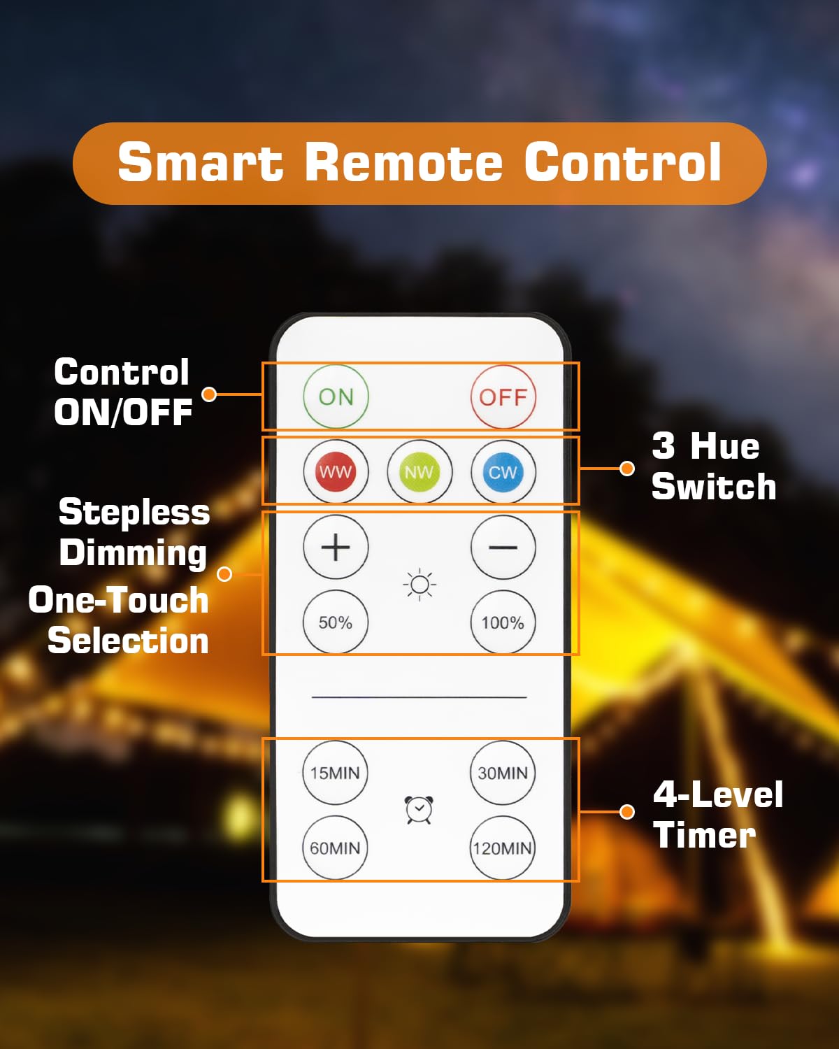 CordlessGlow A19 Rechargeable Light Bulbs with Remote, 3 Color Temperatures + Dimmable Battery Operated Light Bulb, up to 24 Hours