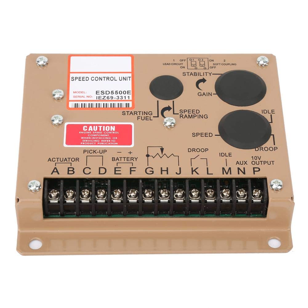 Generator Controller Board, ESD5500E Electronic Engine Governor Engine Speed Controller Panel