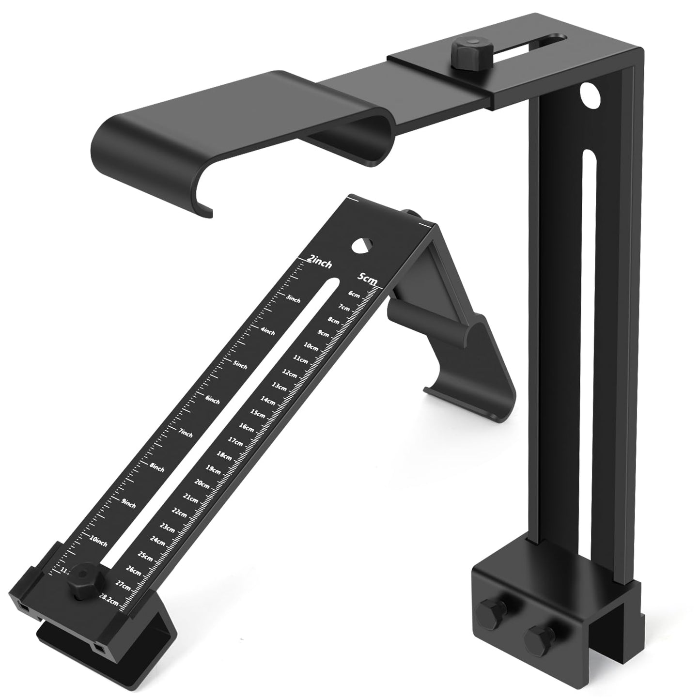 hygger Aquarium Light Clip Holder (for HG-957),2 Pieces, Aquarium Fish Tank Light Riser/Holder/Bracket/Stand/Mount