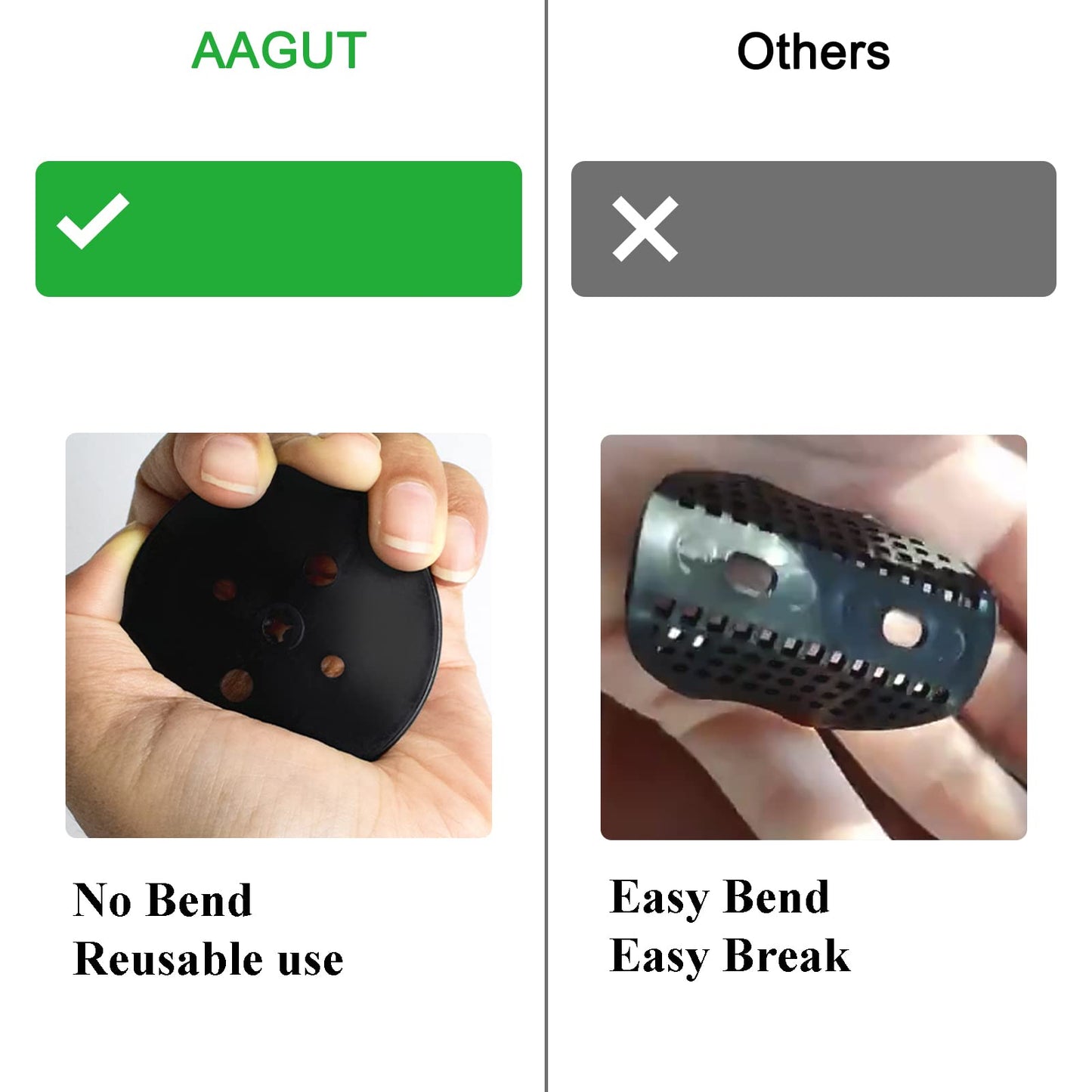 AAGUT 100 Pack Vapor Barrier Stake with and Plastic Caps, 6 Inch Garden Stakes Landscape Staples, for Poly Sheeting, Moisture Barrier, Weed Mat Fabric