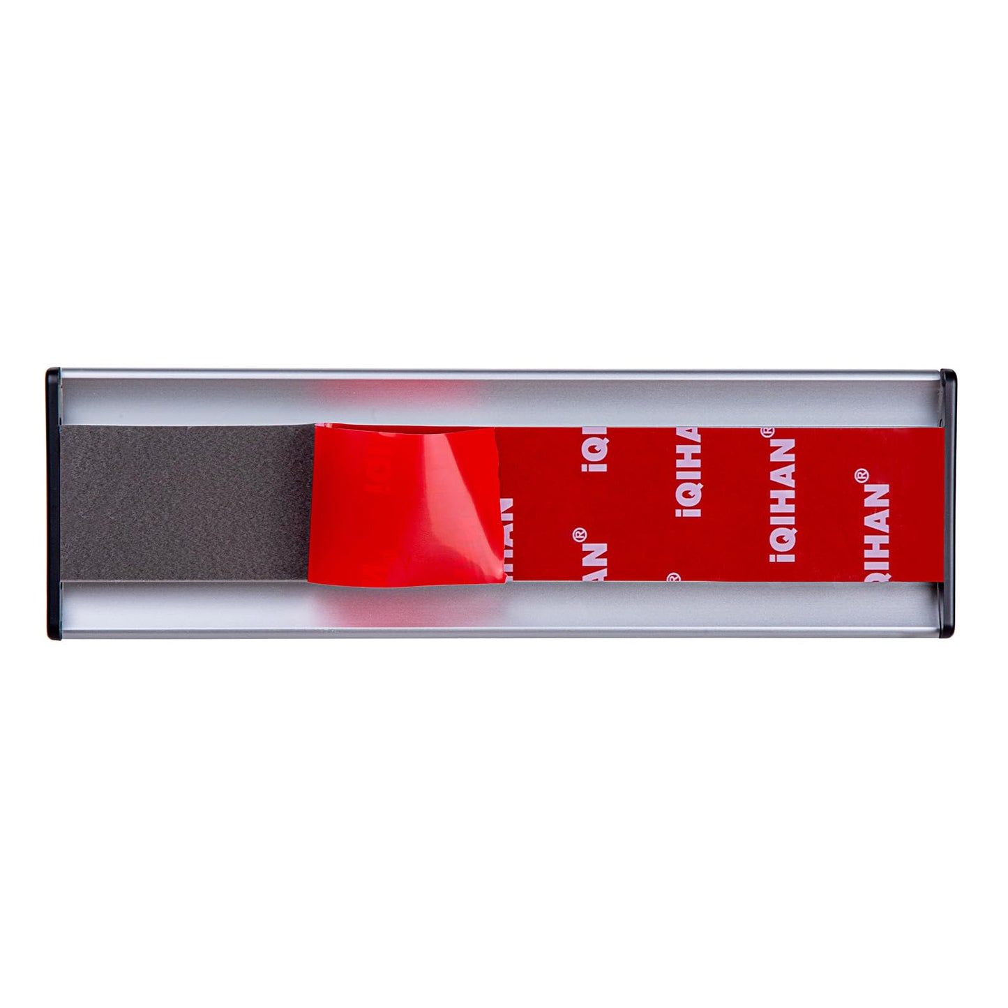 Set of 5 - Nameplate Holder for Wall Mount, 2.36'' x 10'' Curved Office Business Door Sign Holder-Silver