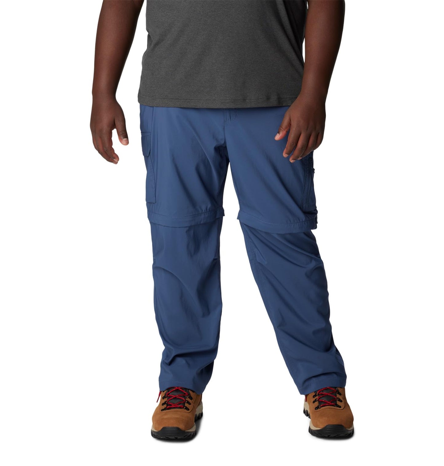 Columbia Men's Silver Ridge Utility Convertible Pant, Dark Mountain, 40 x 30