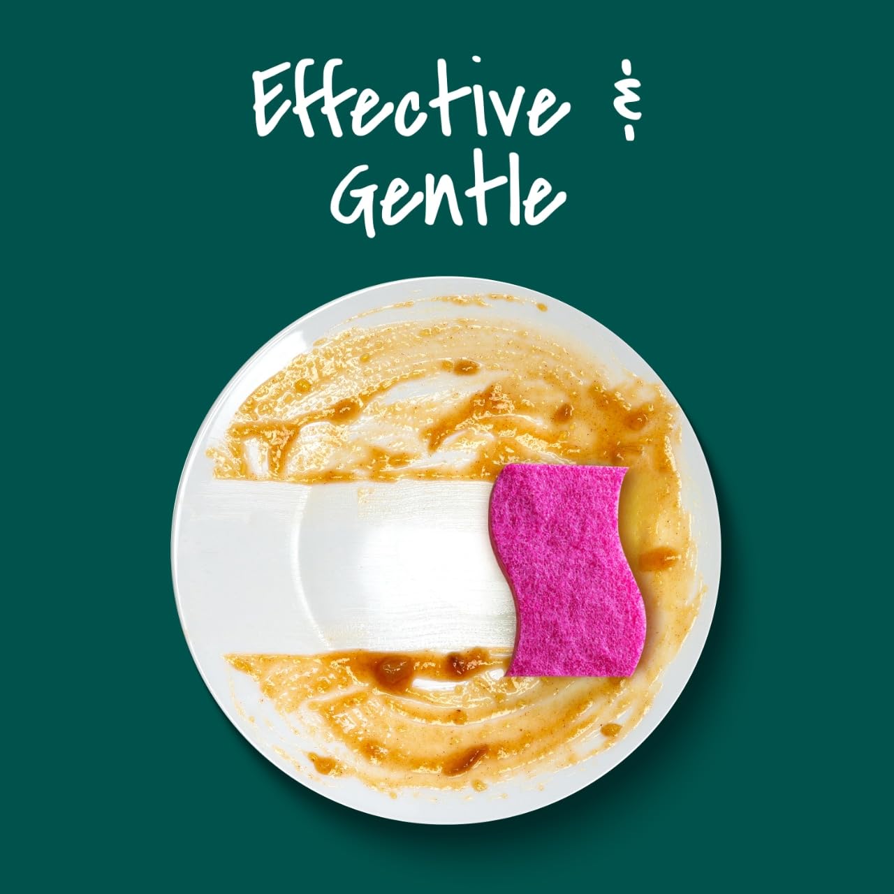 Scotch-Brite Gentle Clean Delicate Scrub Sponges, for Washing Dishes and Cleaning Kitchen, 24 Scrub Sponges