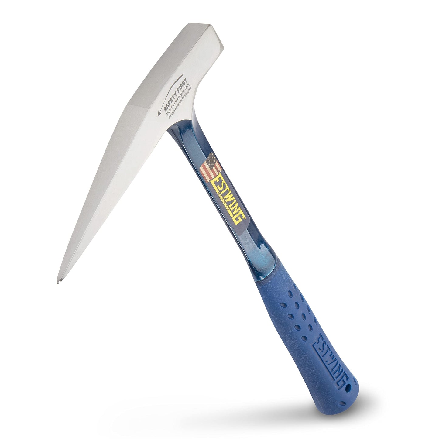 Estwing E3-13P Lightweight Rock Pick with Nylon Vinyl Grip, 13-Ounce