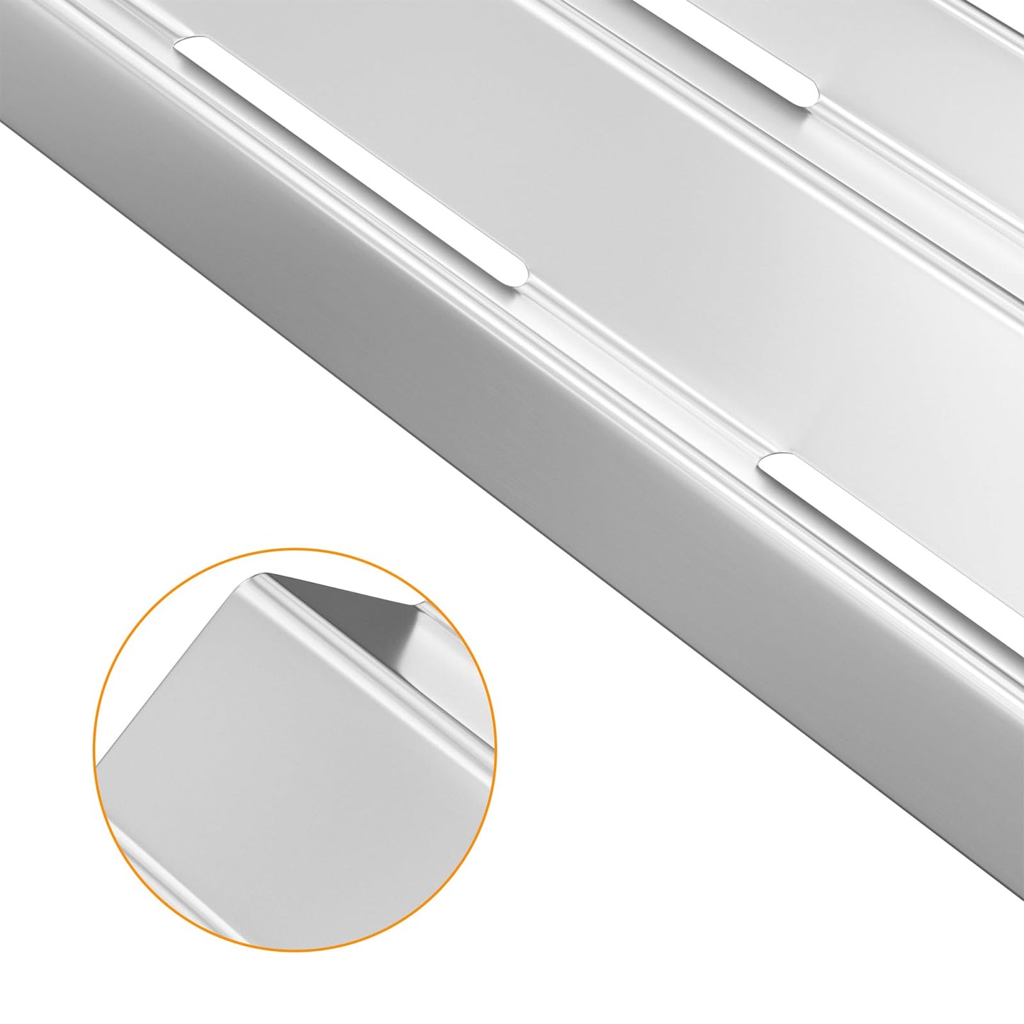 BBQ Future Heat Plate Parts for Napoleon LD32558 LDS32558P 85-3082-4 85-3116-6, Replacement for Napoleon Legend Series 410, 410SB, Small Spaces 325 649, 14 9/16 x 6, 4 Pack