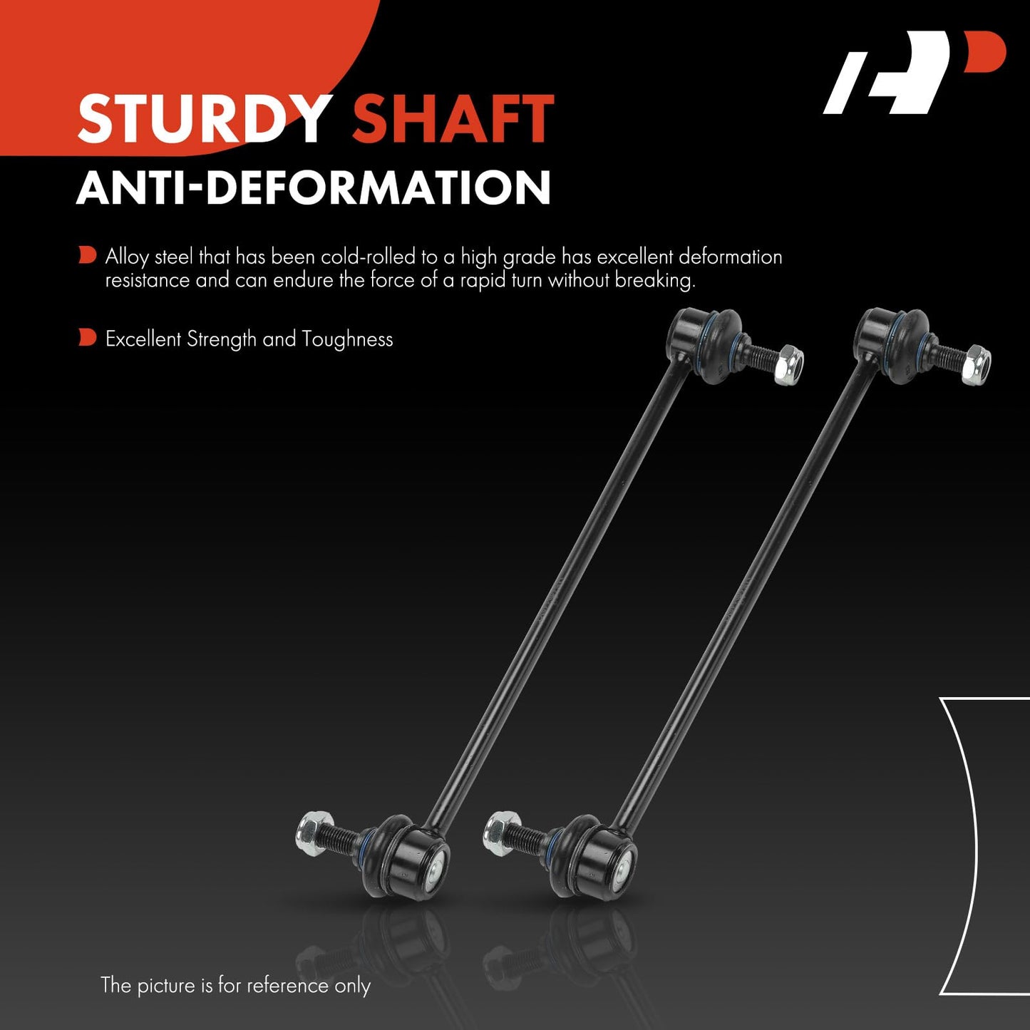 A-Premium Sway Bar Link Replacement for Fiat 500 2012-2019, Front Left and Right, A Set of 2