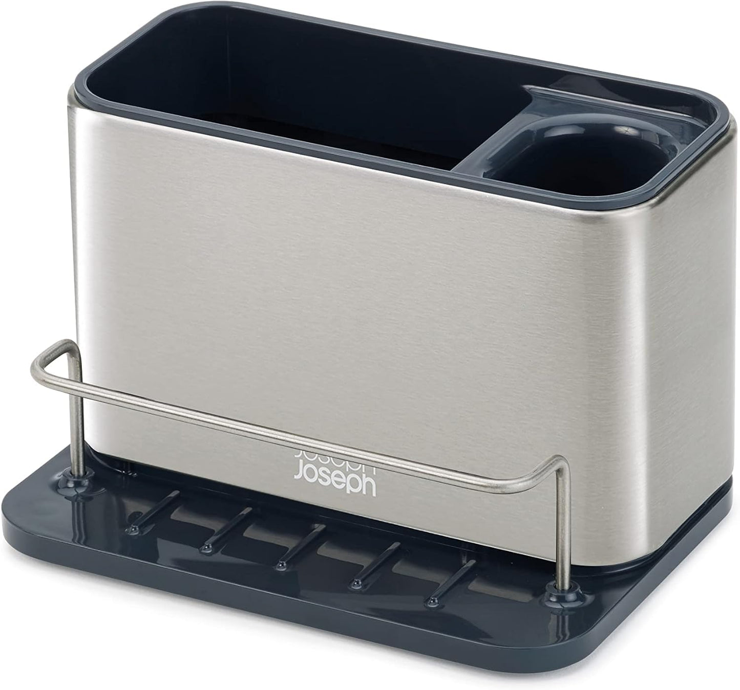 Joseph Joseph Surface Stainless Steel Sink Caddy Organizer Sponge Holder Kitchen Storage Silver