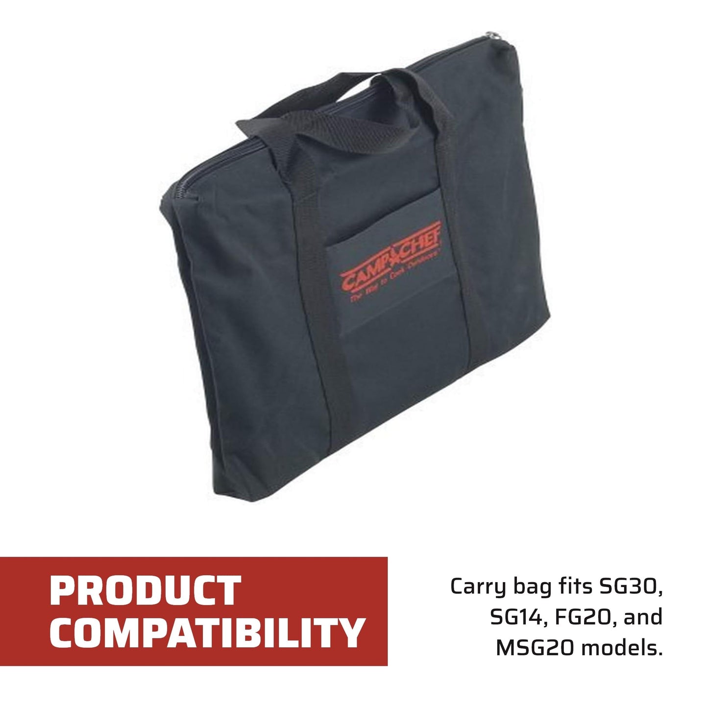 Camp Chef SGBMD Heavy duty carry bag with handles and zipper for griddle SG30