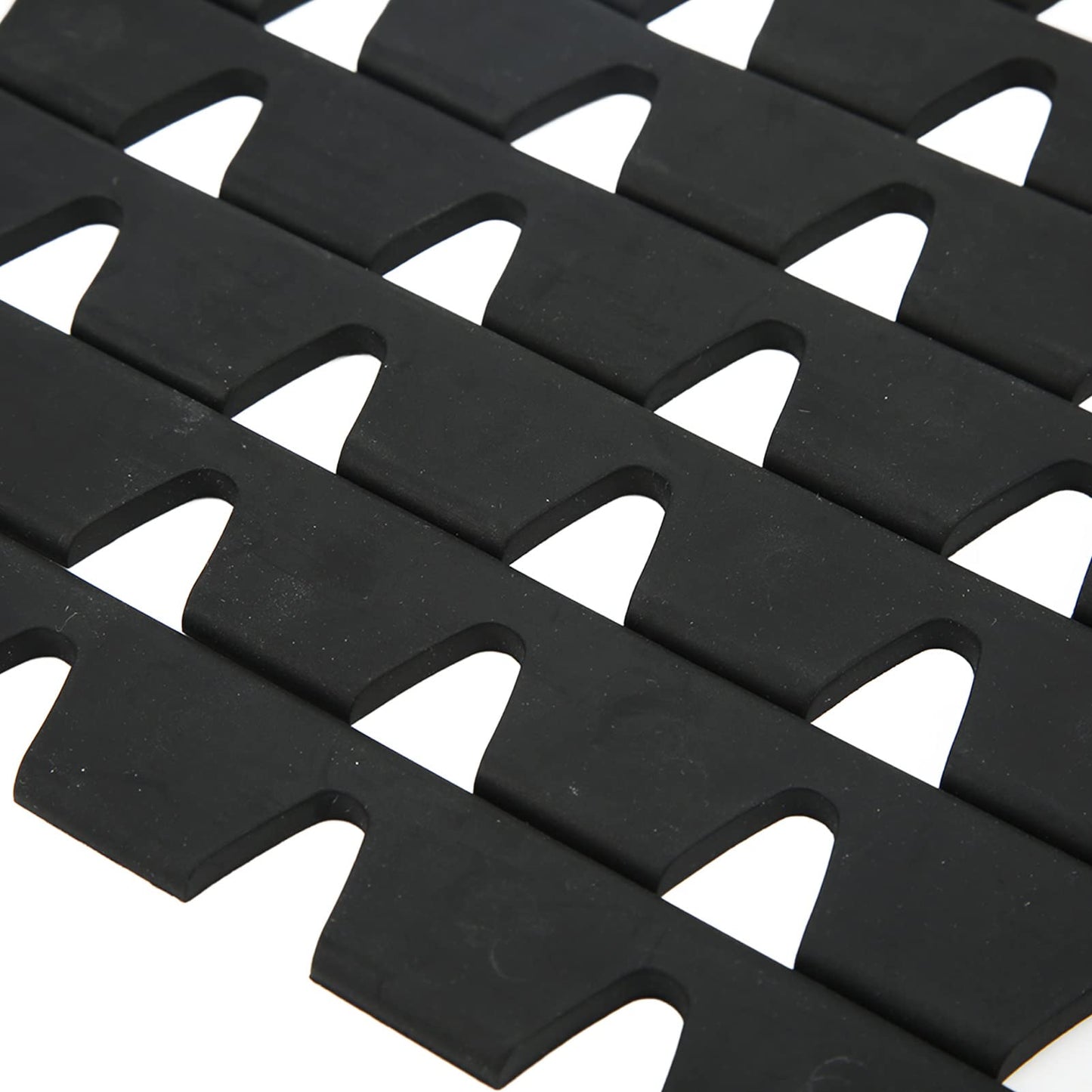 Front Bumper Scrape Guard, 8-Piece Universal Rubber Anti-Scratch Protector Kit, Black, for Cars, Trucks, SUVs