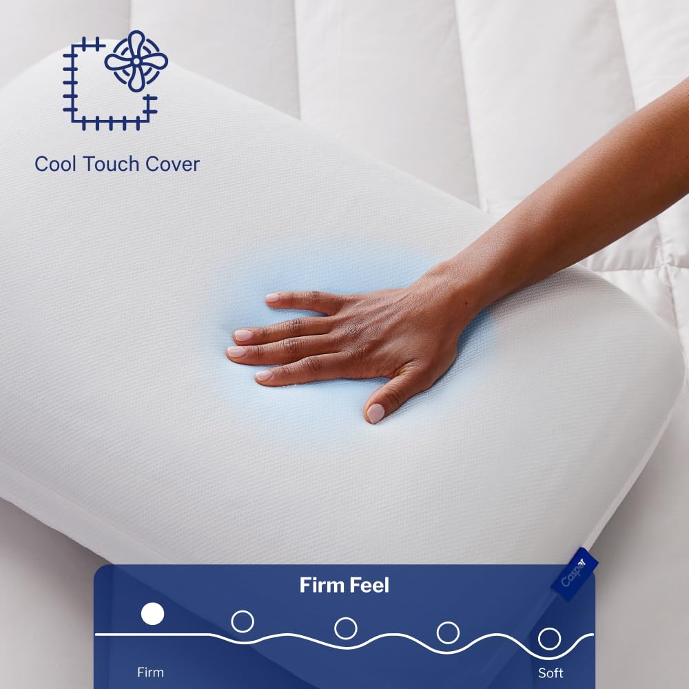 Casper Sleep, King Essential Cooling Foam Pillow, White