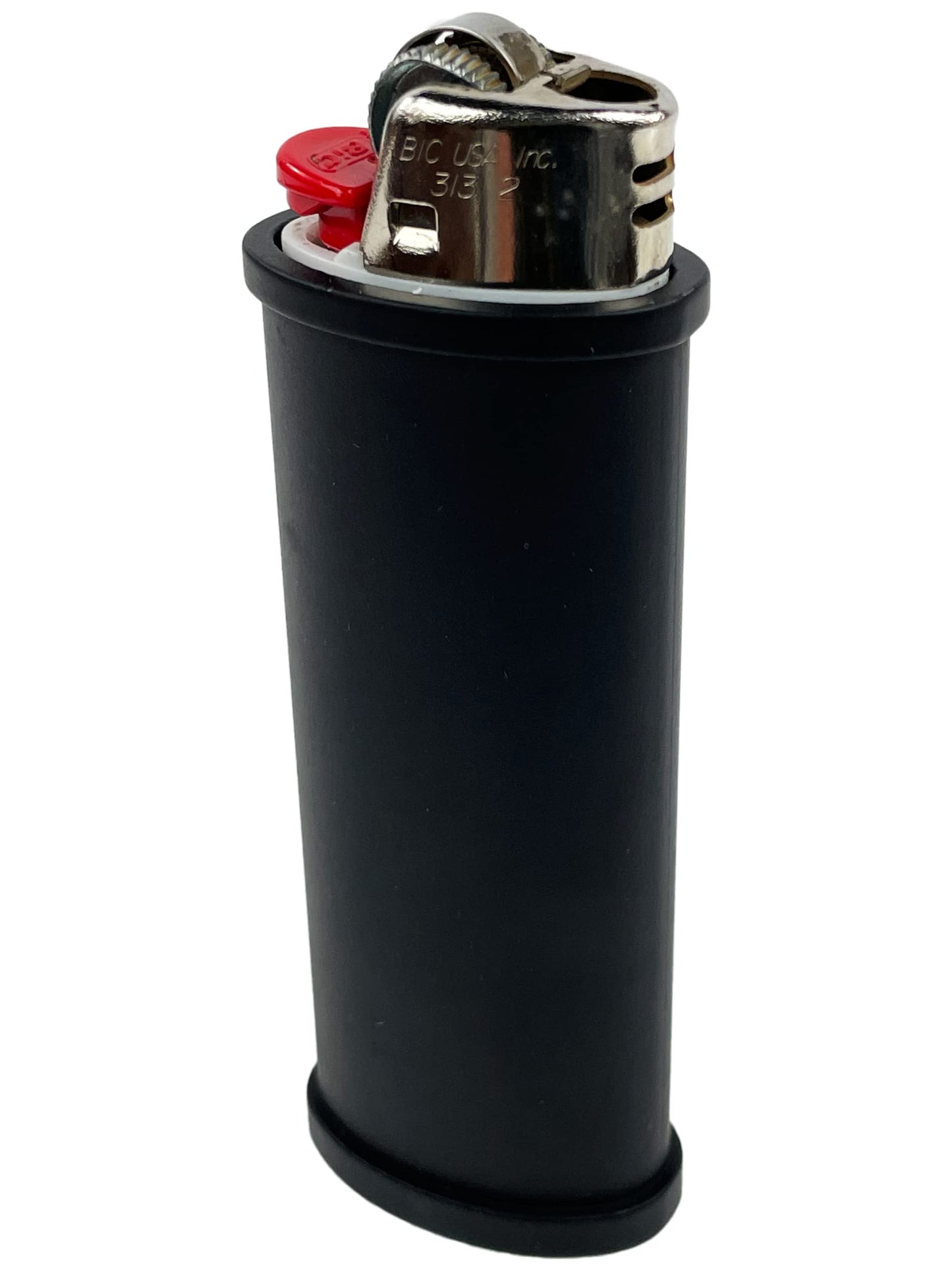 Blank Metal Lighter Case Customizable Reusable Lighter case for Regular Bic J6 lighters - 10 Pack (Matte Black)