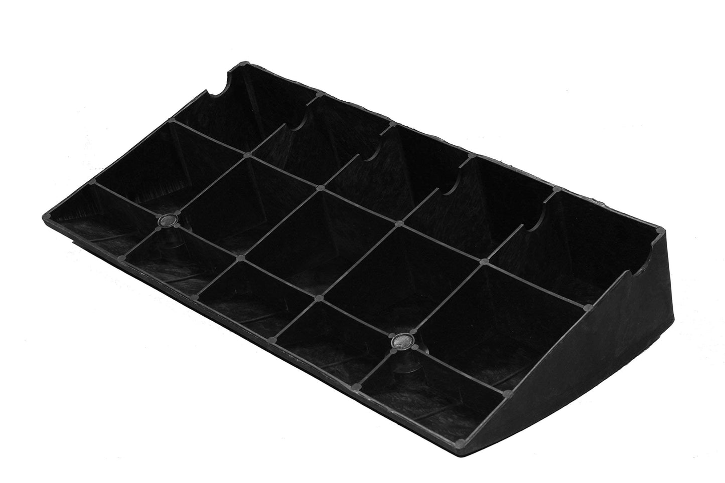 Portable Lightweight Plastic Curb Ramps 2PCS, Heavy Duty Plastic Threshold Ramp Set for Driveway, Loading Dock, Sidewalk, Car, Scooter, Bike, Motorcycle, Wheelchair, Golf Cart