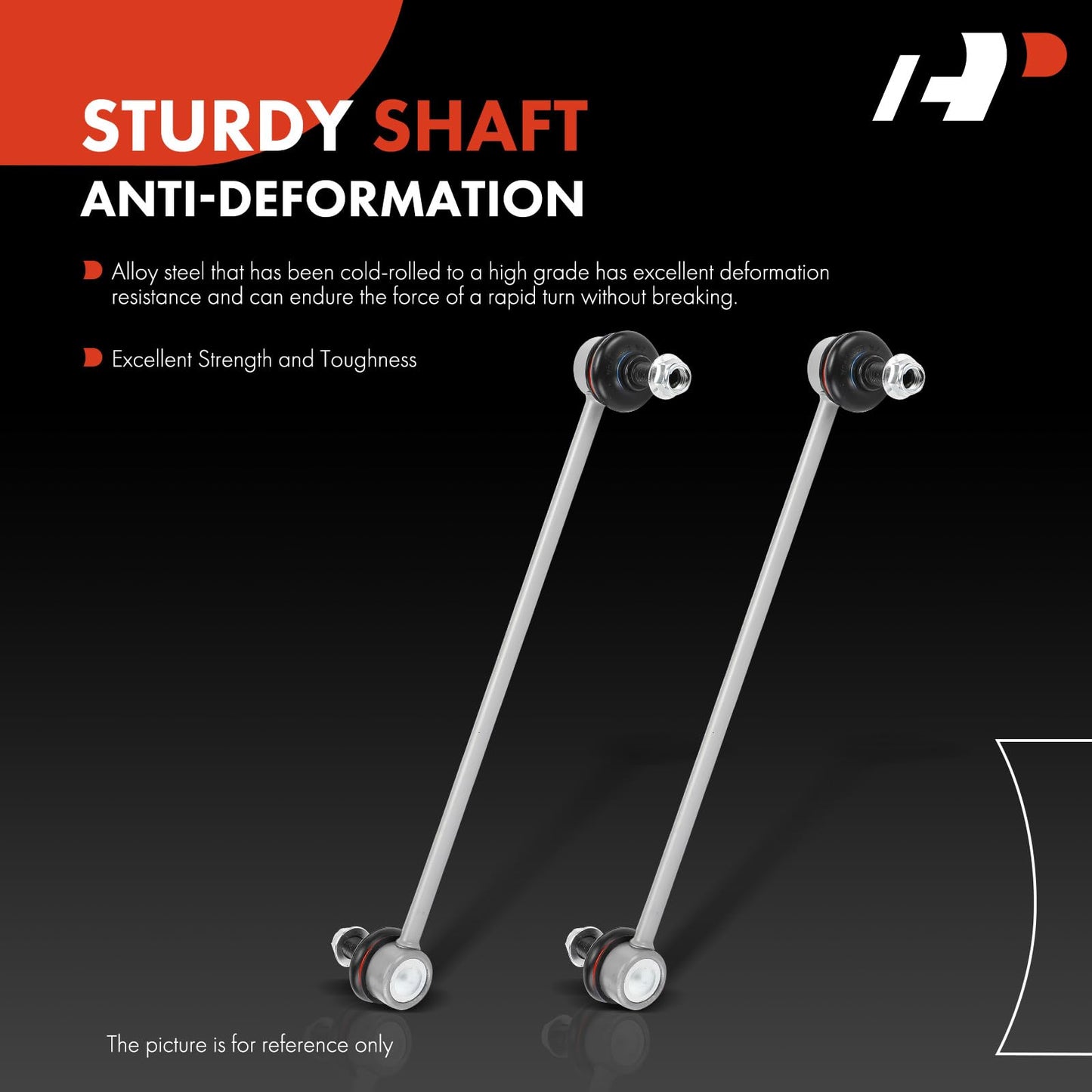 A-Premium 2 x Front Sway Bar Links Stabilizer Bar Links, Compatible with Mazda 3, 3 Sport, 2014 2015 2016 2017 2018