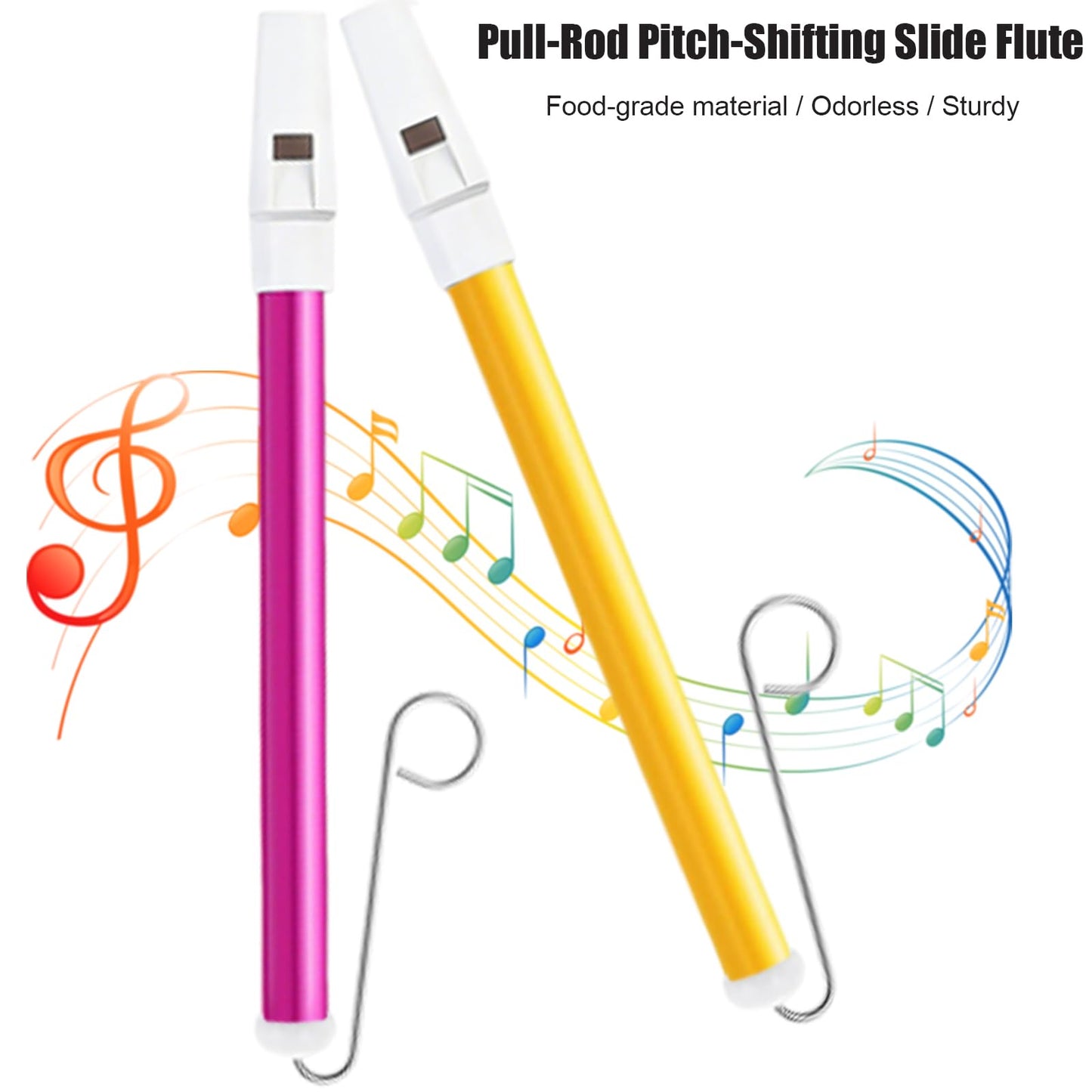 Hongdouo 3 PCS Slide Whistle, Musical Instrument Sliding Whistles for Speech and Oral Muscle Training, Educational Games, Birthday Gifts, Party Favors Supplies