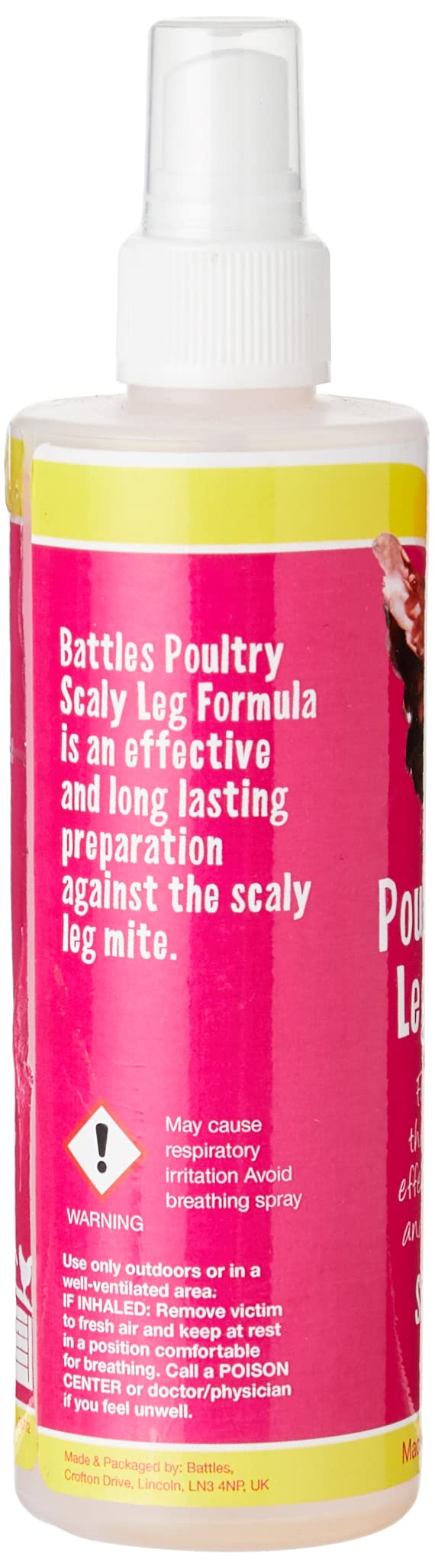 Battles Poultry Scaly Leg Formula Spray, 250 ml