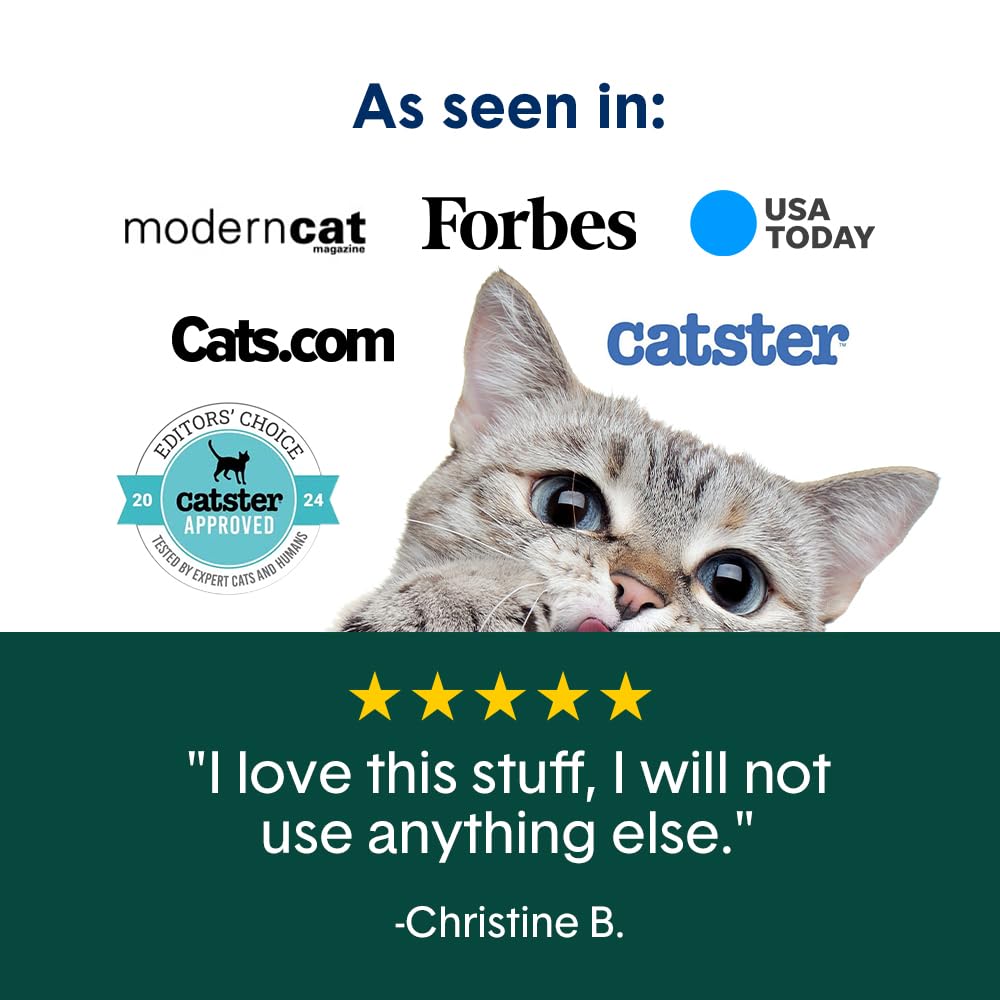 Boxie® Glo™ Natural Attractions 30 Day Odor Control Clumping Corn Cat & Kitty Litter, 6.5 lb, 99.9% Dust-Free, Plant-Based, Lightweight, Strong Clumping, UV Light Attractant for Litter Box Use