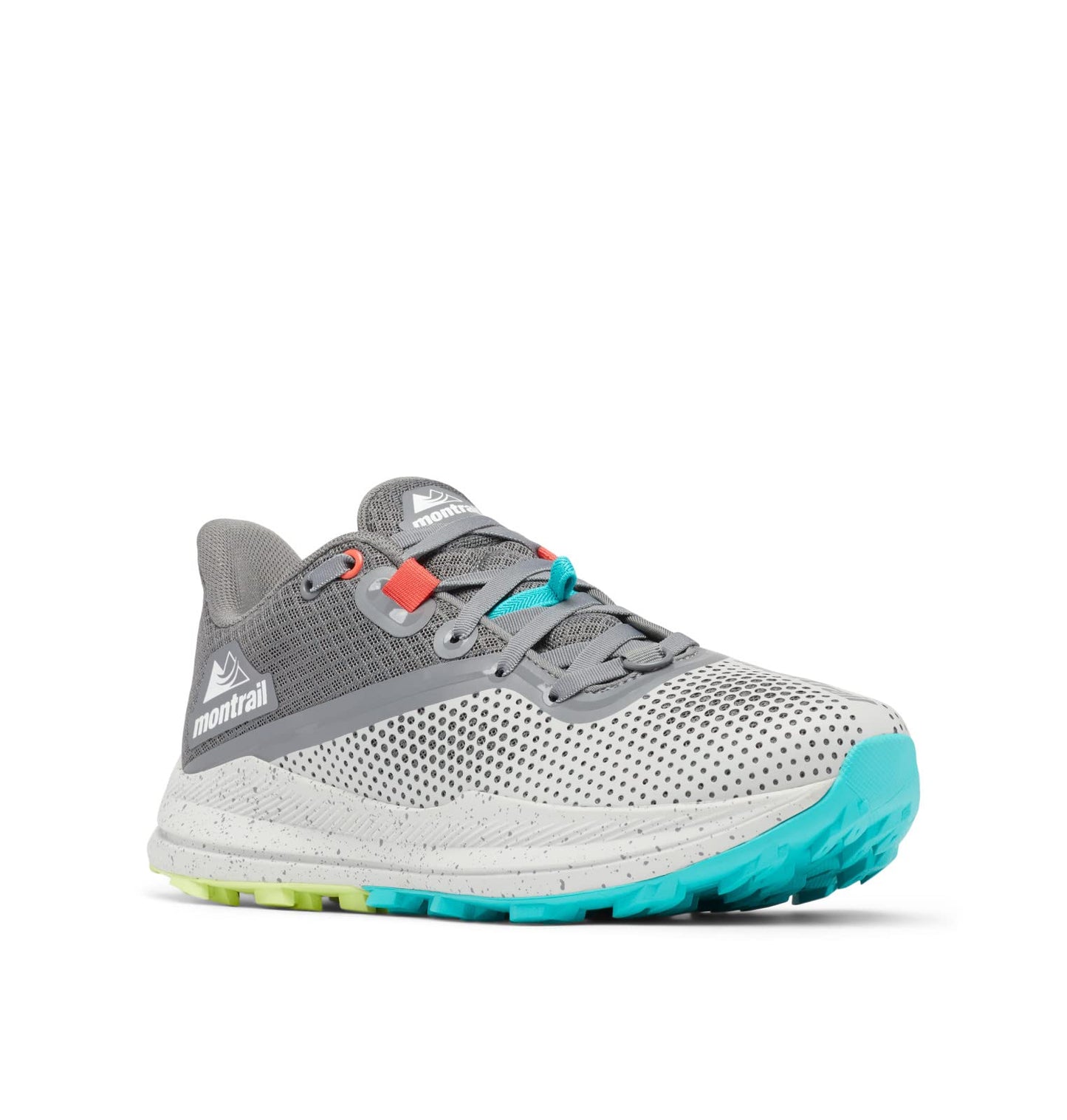 Columbia Women's Montrail Trinity FKT, Grey Ice/Bright Aqua, 10.5