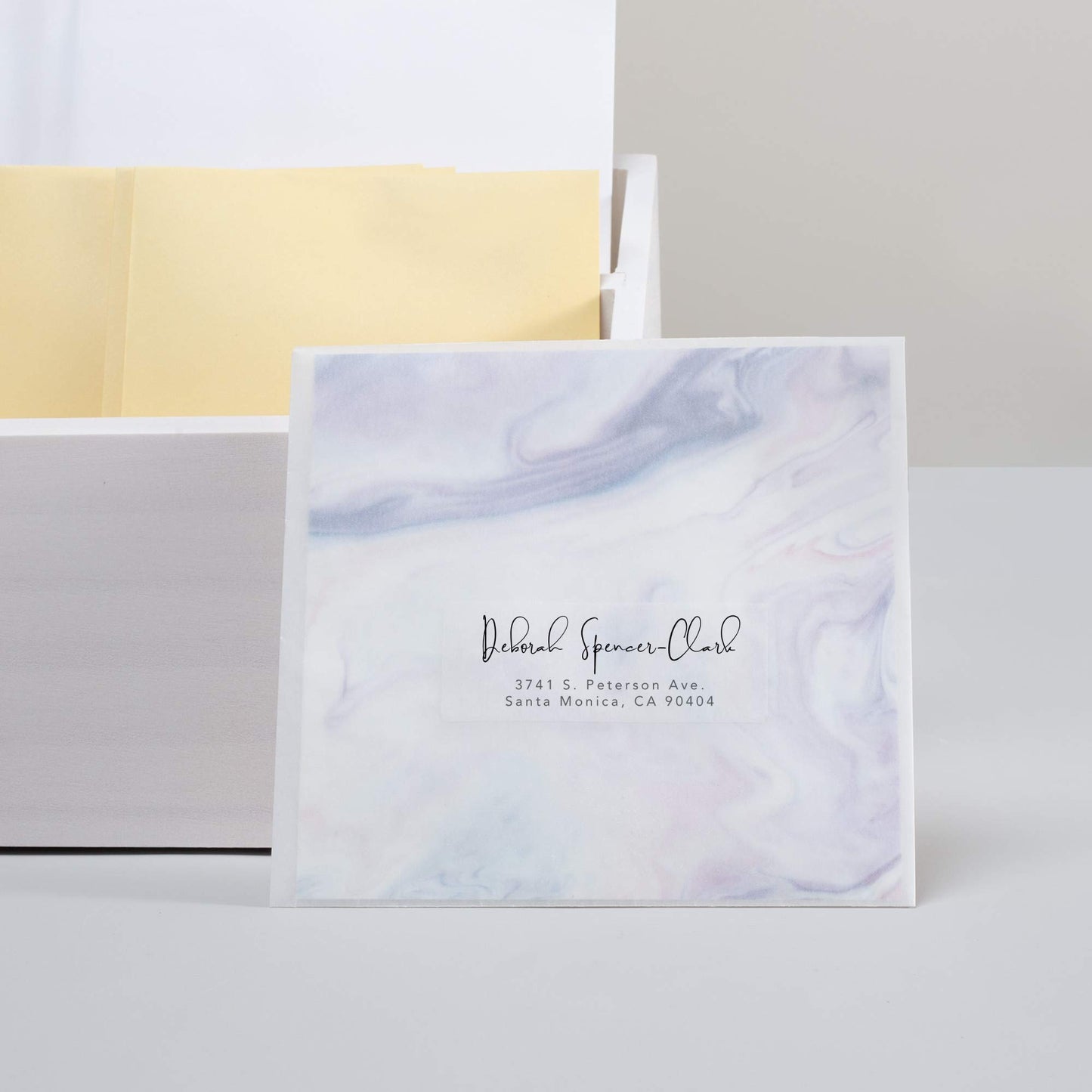 Matte Clear Easy Peel Address Labels with Sure Feed
