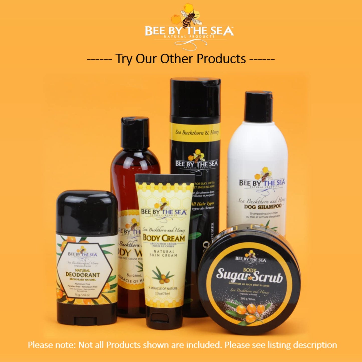 Bee By The Sea Color Safe Organic Sea Buckthorn and Honey Shampoo and Conditioner (Shampoo and Conditioner)