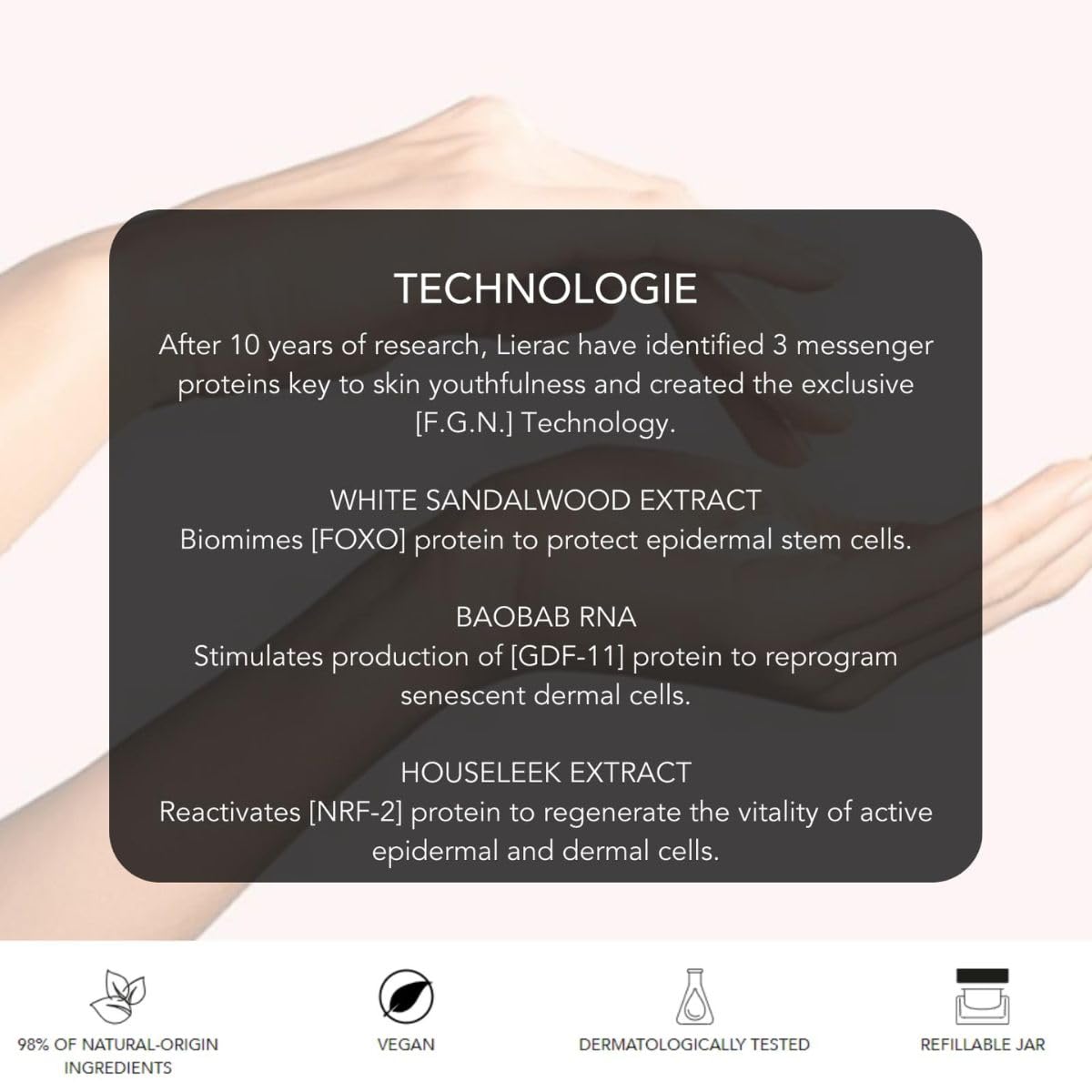 Lierac The Voluptuous Face Cream Refill, Wrinkle-Minimizing Face Moisturizer Cream for Woman, Fine Lines, Hydrating, Targets Signs of Aging with Niacinamide & Hyaluronic Acid, Sensitive Skin - 50ml