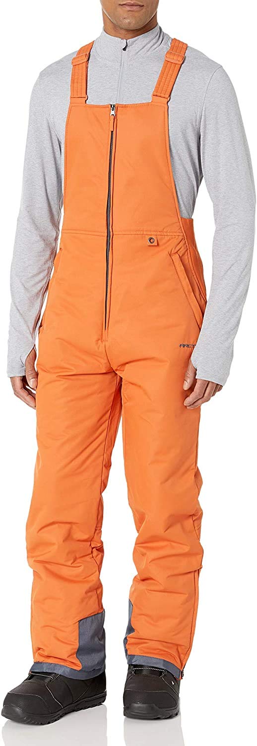 Arctix Men's Essential Insulated Bib Overalls, Burnt Orange, X-Large (40-42W * 34L)