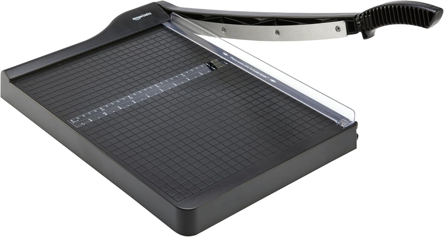 Amazon Basics Paper Trimmer - 15" Blade, 10 Sheet Capacity