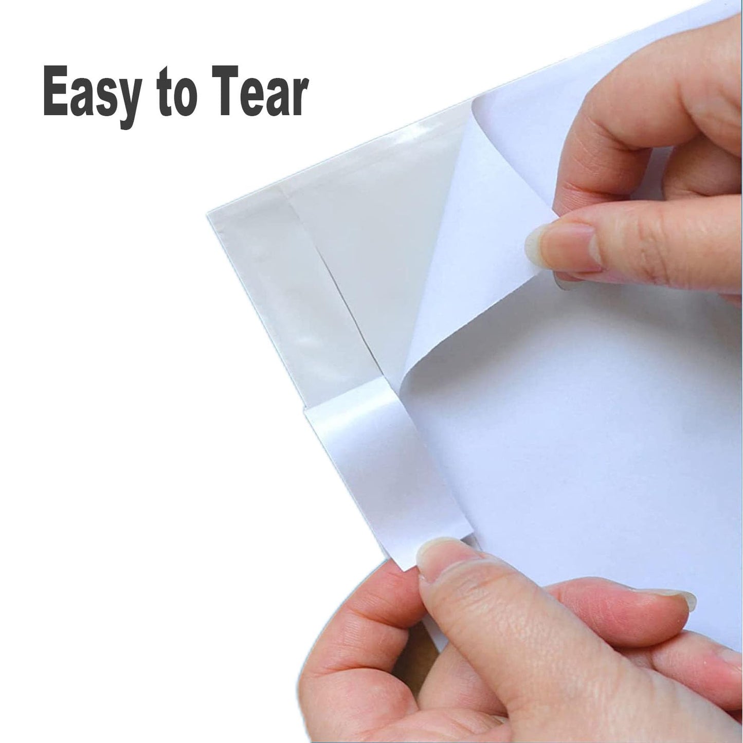 MBLABEL 500 Pcs 15.2x22.8cm (6x9in) Shipping Envelopes, Packing List Mailing Envelopes Clear Adhesive Shipping Label Sleeves Shipping Supplies for Small Businesses