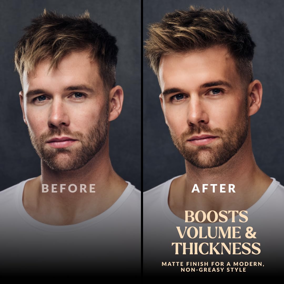 Charlemagne Pre-Styler Sea Salt Spray - 200 ml, 2 Pack - Firm Hold & Hair Volume for Curly & Wavy Hair - Heat Protection & Matte Finish - Made in Germany