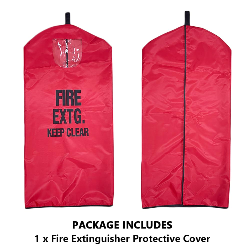 Fire Extinguisher Cover, Heavy Duty Fire Sa-fety Protective Sleeve from Scuffs & Scratches Accessories, 18"Wx35"L, 1 Pcs (20-30LB)