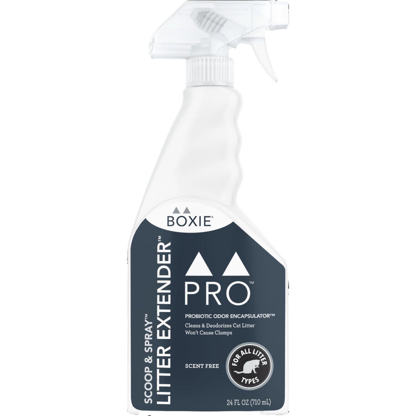 BoxiePro Scoop & Spray Litter Extender, Scent Free 24 oz