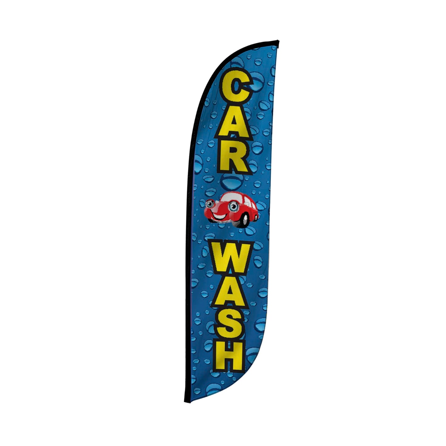 LookOurWay Car Wash Water Drips Feather Flag, 12'