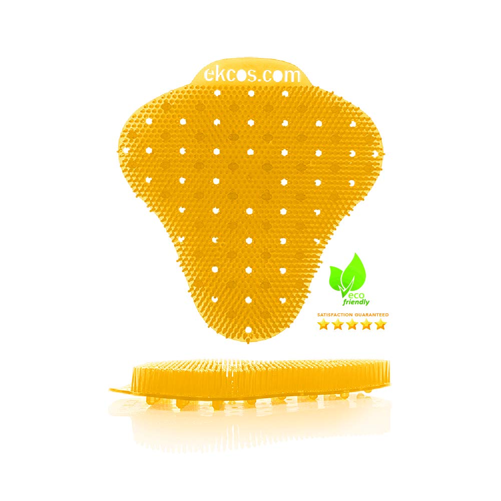 Diversey Ekcos EKS-4O-12 ekcoscreen 60 Day Premium Anti-Splash Urinal Screen, Deodorizer for Cleaner Restrooms, Tropical Scent, Orange (Pack of 12)