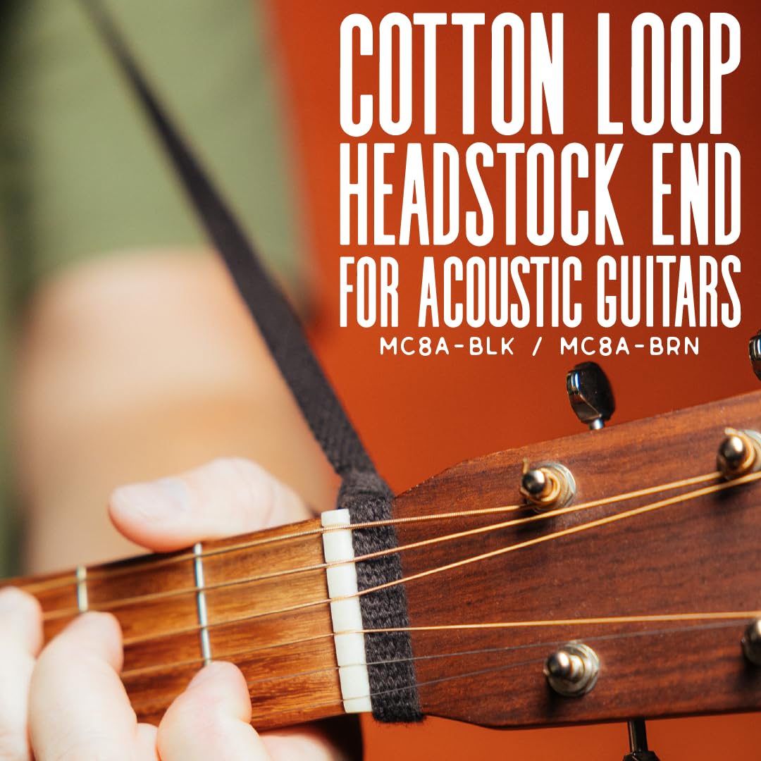 Levy's Leathers MC8A-BRN Cotton Guitar Strap
