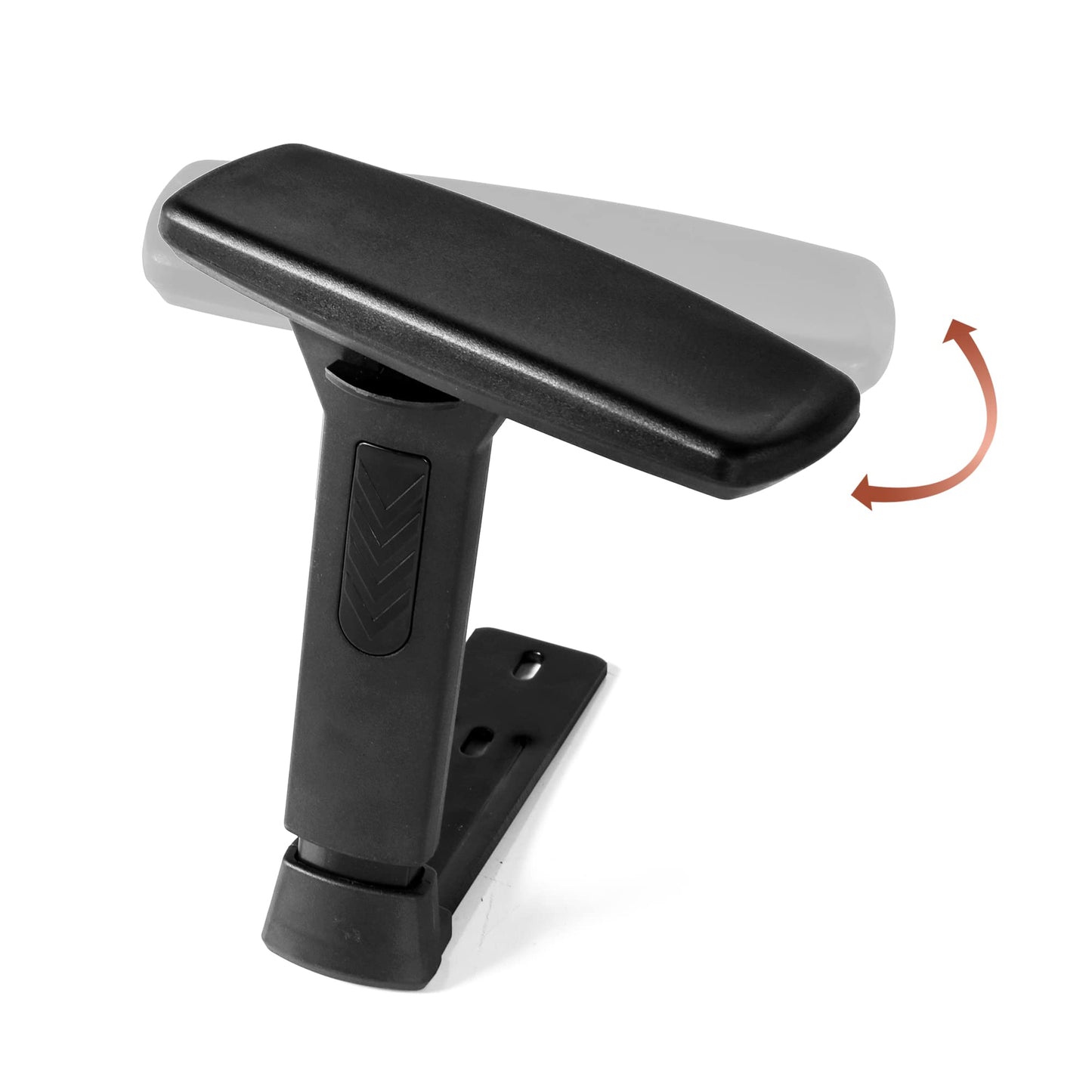 Pair of 3D Adjustable T Arm Rests Replacement for Most Office Chairs
