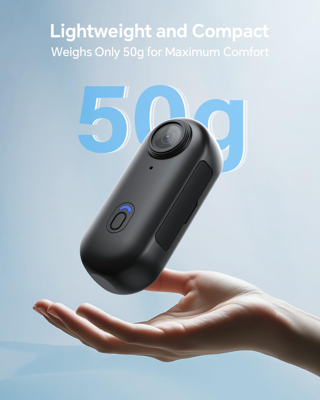 BOBLOV W4 4K Mini Body Camera, Wearable 64GB Camera with 360°Rotatable Clip & Magnetic Clip, 120 Minutes for recording, Easy to Use and Take for Lecture, Traveling, Pet Walking and Outdoors Activities