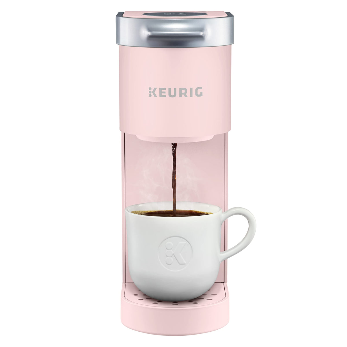Keurig K-Mini Single Serve K-Cup Pod Coffee Maker, Featuring An Ultra-sleek Design, Dusty Rose