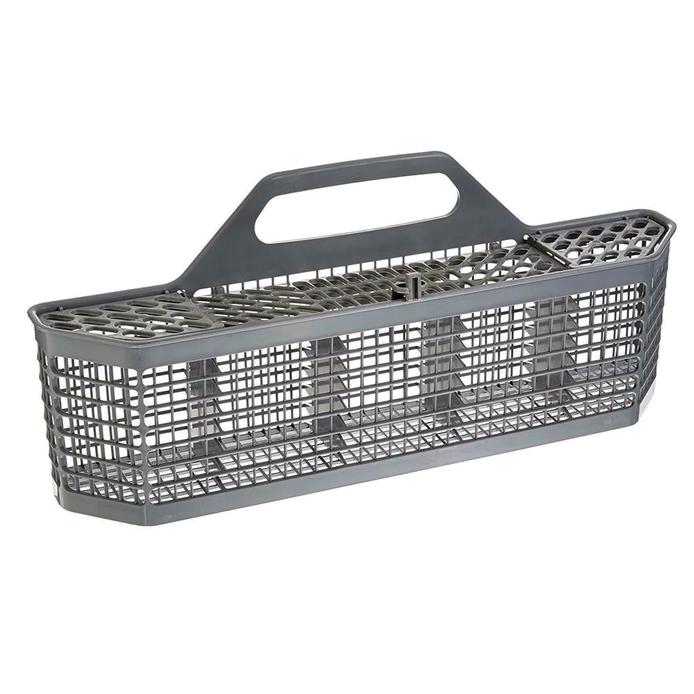 NORMICHIC Dishwasher Silverware Cutlery Basket Replacement WD28X10128,Universal Dishwasher Utensil Storage Basket for small items WD28X10127 WD28X10131 WD28X10132 PS959351 (Grey)