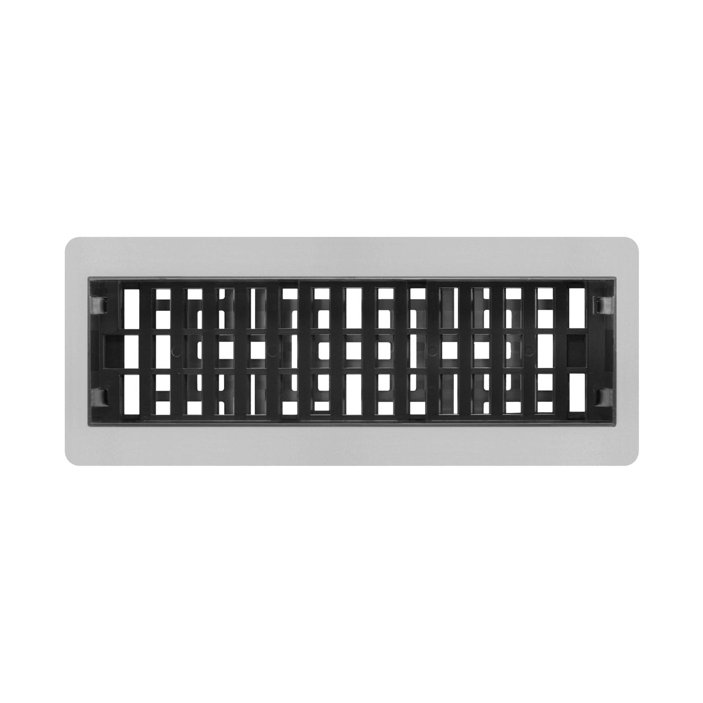 Decor Grates (4-Pack) LAJH310-NKL Oriental Low Profile Floor Register, 3x10 Inches, Brushed Nickel Finish