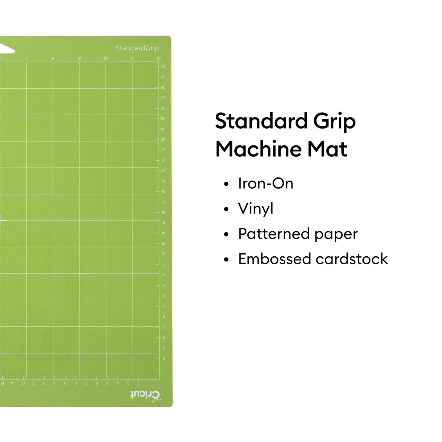 Cricut Mat Variety Pack (8 Count, 12in x 12in) - for Explore & Maker Machines - Includes 4 StandardGrip, 2 LightGrip, 2 StrongGrip