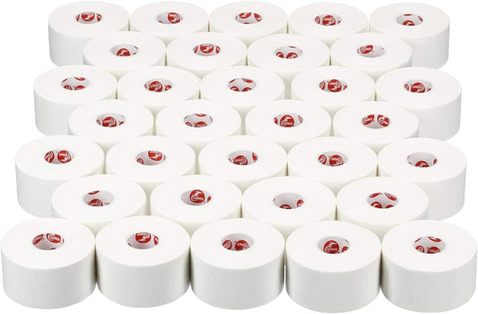Cramer 950 Premium White Athletic Tape, Bulk Case of Rolls, 1.5" X 15 Yard, 32 Rolls