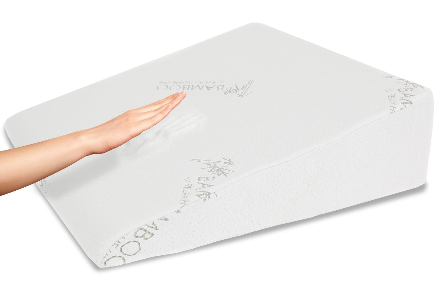 7.5 Inch Bed Wedge Pillow for Acid Reflux or Sleeping | 1.5 Inch Memory Foam Top with Stay Cool Cover | Incline Leg Elevation Pillows | Ideal for Gerd, Heartburn, and Snoring (25" Wx26 Lx7.5 H)