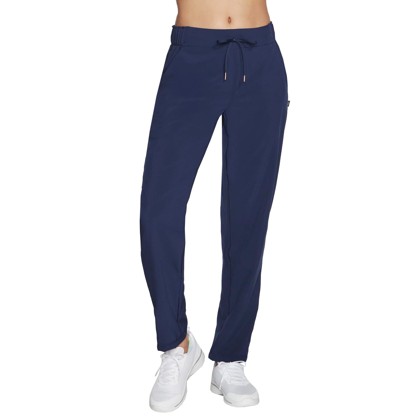 Skechers Womens Slip-ins Go Walk Uptown Pant, Navy, XX-Large