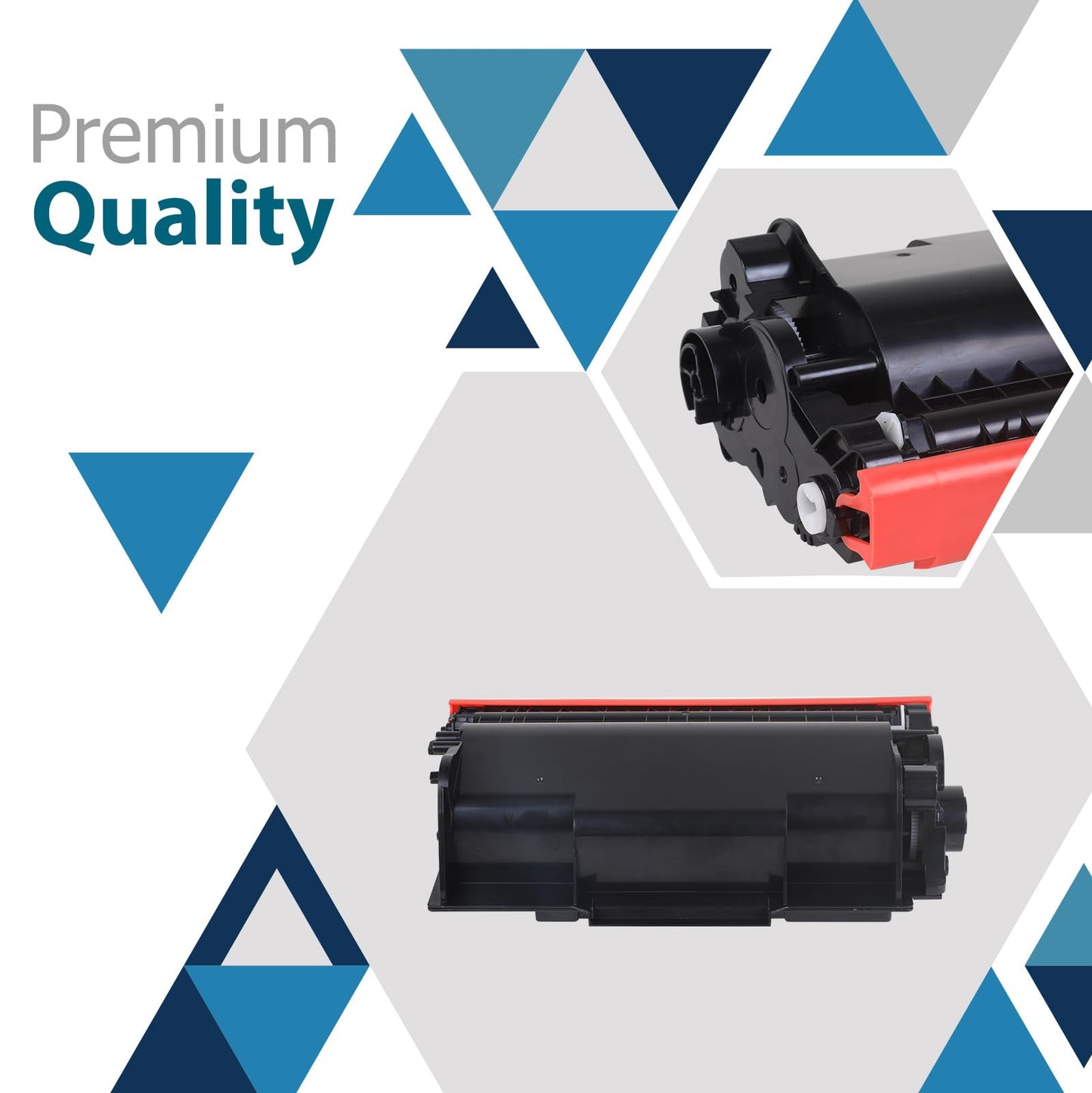 TN850 TN820 High Yield Toner Cartridge Replacement for TN 850 TN-850 TN 820 for HL-L6200DW MFC-L5700DW MFC-L5850DW HL-L5200DW MFC-L5900DW MFC-L6800DW Printer Ink (Black, 2-Pack)