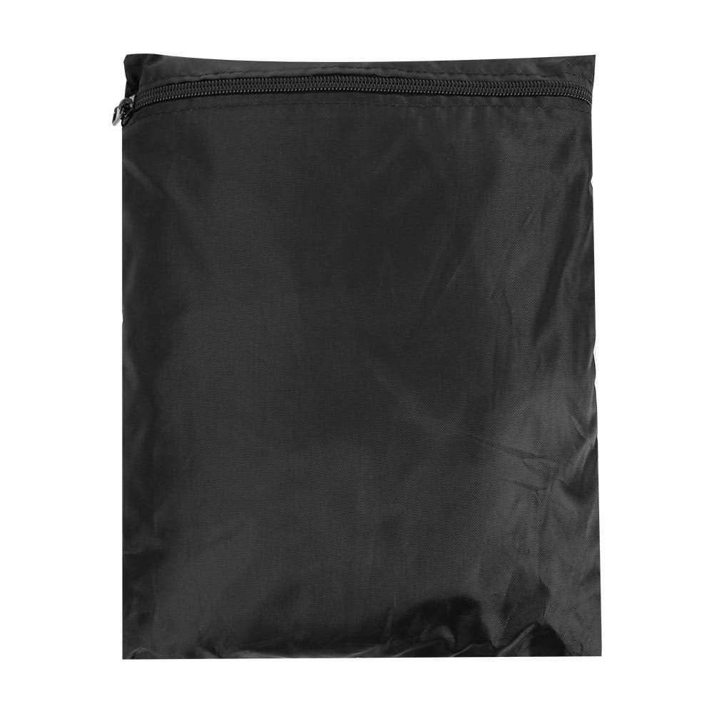 Furniture Storage Bag Black 210D Oxford Dust-Proof Patio Cushion Storage Bag Waterproof Veranda Bag with Small Carry Bag for Furniture Cover(173 * 76 * 51)
